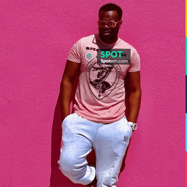 T-shirt Maître Gims – Wanted Meudiwarano – Jersey Noir – Homme Taille L – Vintage