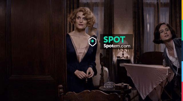 fantastic beasts queenie blue dress Vintage Inspired 1920s dress Fantastic Beasts Blue Queenie Goldstein D –  MJcostume main image 1