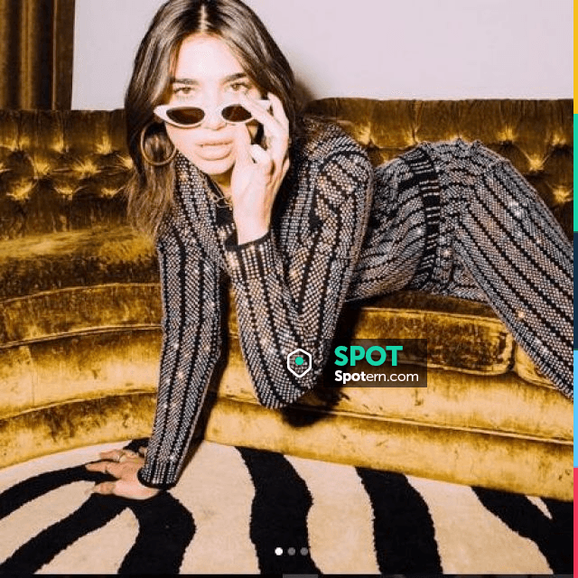 stretch knit sweater in Gucci Dua Lipa 