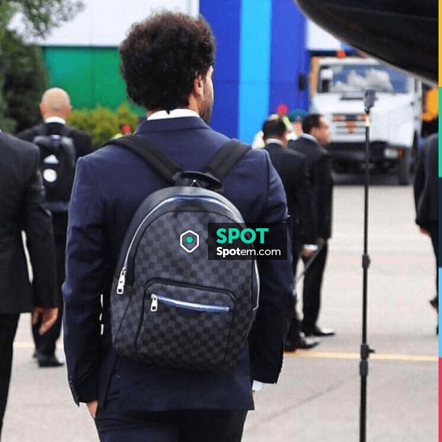 Louis Vuitton Josh backpack worn by Mohamed Salah as seen in his Instagram  account