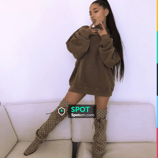 Thigh-high boots Gucci Ariana Grande on 