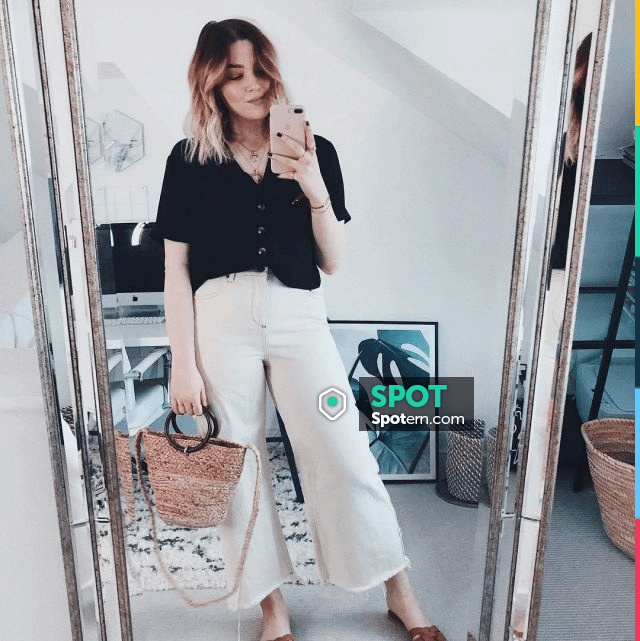 bdg flood ecru jeans