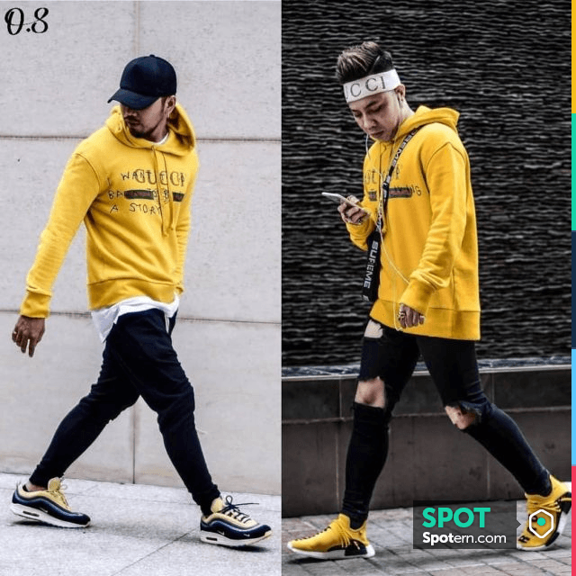 human race yellow outfit