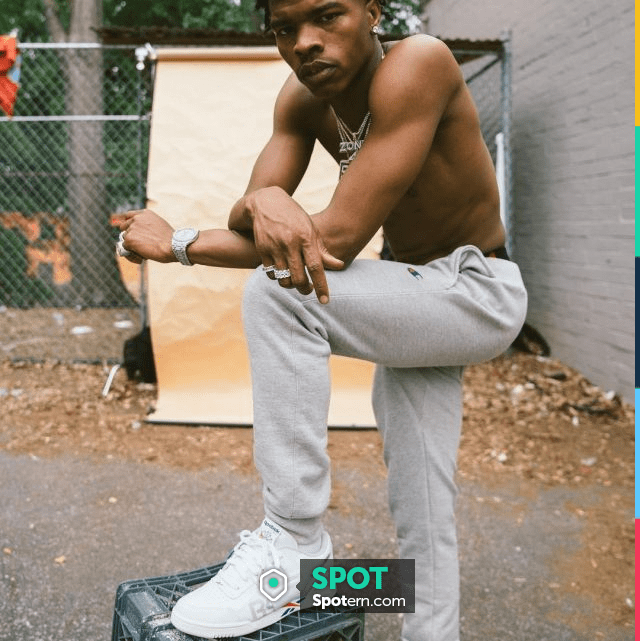 The white sneakers Lil Baby shirtless on Instagram | Spotern