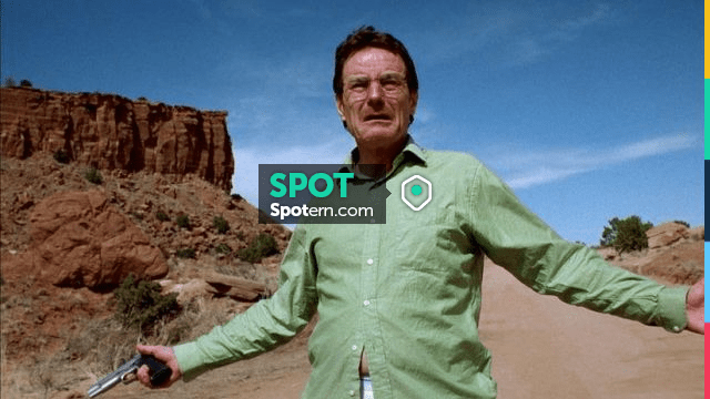 walter white green dress shirt The green shirt of Walter White (Bryan Cranston) in Breaking Bad S01E01