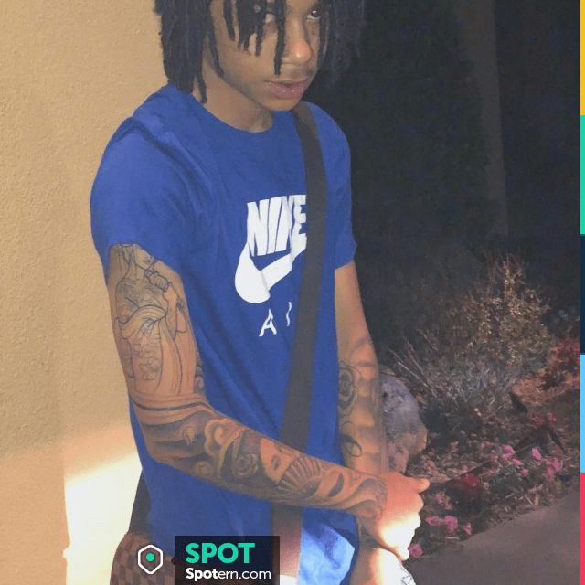 Belt Louis Vuitton brown porte rapper YBN Nahmir on his account