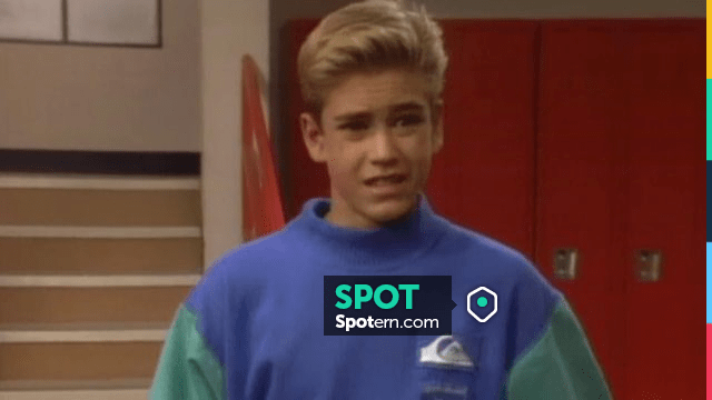 Quiksilver sweater worn by Zack Morris (Mark-Paul Gosselaar) as seen in ...