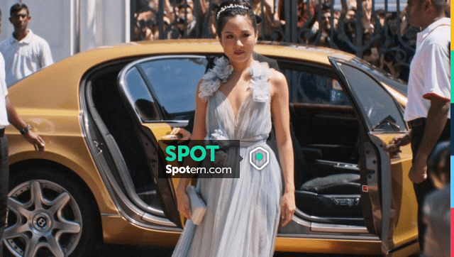 Blue Wedding dress of Rachel Chu Constance Wu in Crazy Rich