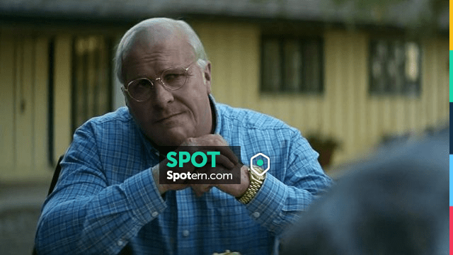 The Rolex watch gold scope by Dick Cheney Christian Bale in Vice