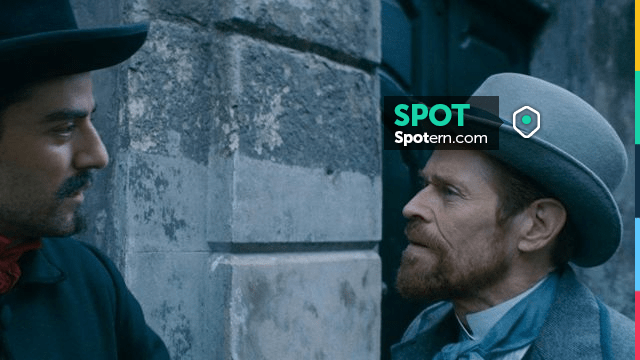Vincent Van Gogh (Willem Dafoe) chapeau gris comme on le voit À la