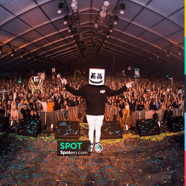 Nike Air Jordan 5 Retro LS "Grape" sneakers worn by Marshmello on his Instagram account