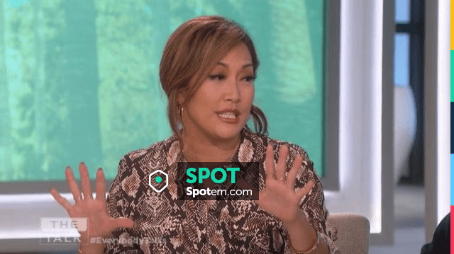 elfrida snake print dress