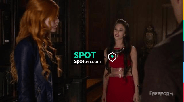 The top and red skirt with Jovani, Camille Belcourt (Kaitlyn Leeb) in  Shadowhunters S01E13