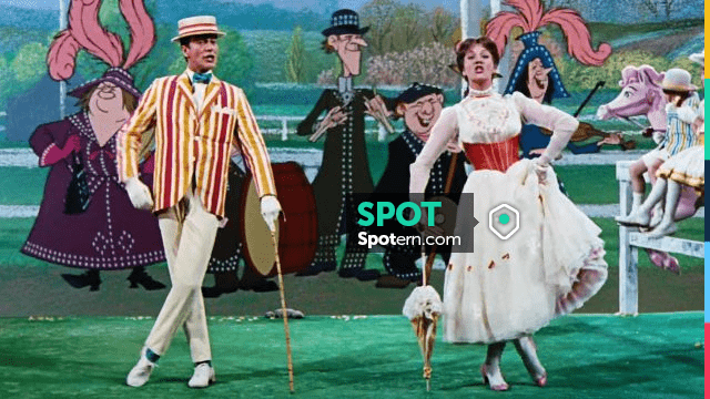 The white dress (child version) worn by Mary Poppins (Julie Andrews) in Mary  Poppins | Spotern
