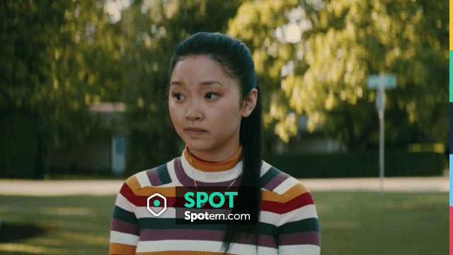 Lara jean 2025 striped sweater