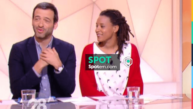 Le top imprimé de Camille Diao dans 28 minutes du 01/03/2019 | Spotern