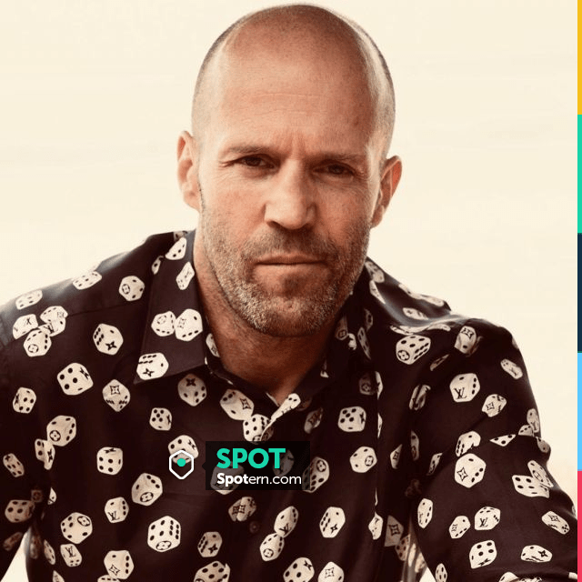 Louis Vuitton Regular Fit Shirt with Dice worn by Jason Statham on his  Instagram Account @Jasonstatham