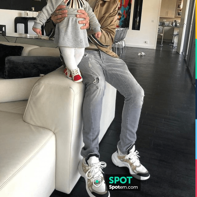 Sneakers Louis Vuitton Archlight worn by Layvin Kurzawa on his account ...