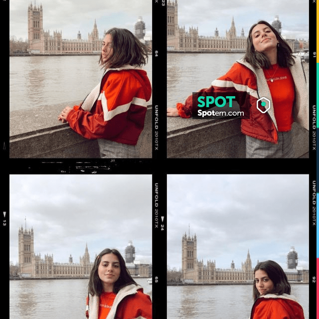 Iets frans… Batwing Hooded Jacket worn by Nayna Florence on her Insta ...