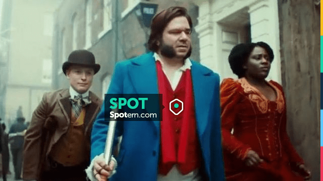 The vest red worn by the Detective Inspector Rabbitt (Matt Berry) in ...