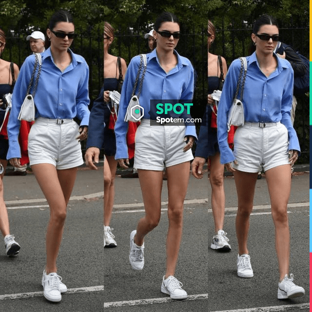 Prada Nylon Shoulder Bag worn by Kendall Jenner Wimbledon Tennis  Championships July 14, 2019
