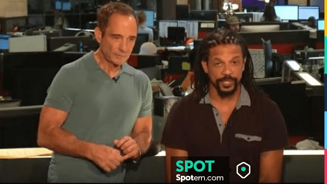 Black Polo With Grey Trim worn by Charles Latibeaudiere on TMZ Live