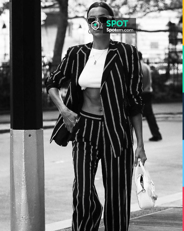 Celine transparent sunglasses worn by Irina Shayk Leaving the Oscar De