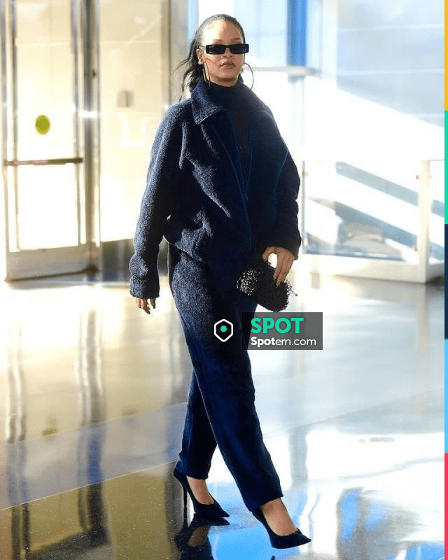 Needles Lewis Sherpa Track Pant worn by Rihanna New York City October