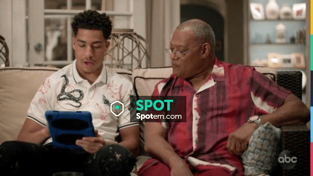 Zara Snake Print Polo Shirt worn by Andre Johnson, Jr. (Marcus Scribner ...