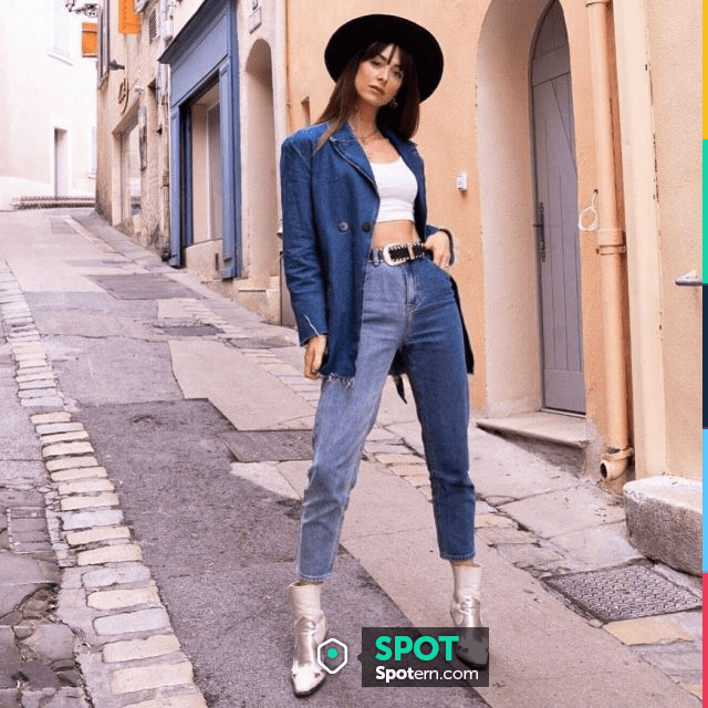 bottines métallisées femme