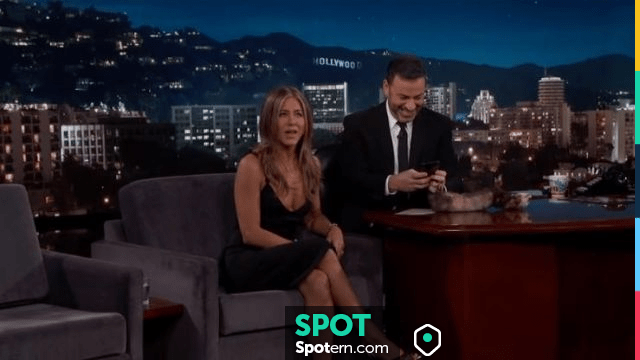 Tom Ford OT Mesh Slingback Pumps worn by Jennifer Aniston on Jimmy Kimmel  Live October, 2019 | Spotern