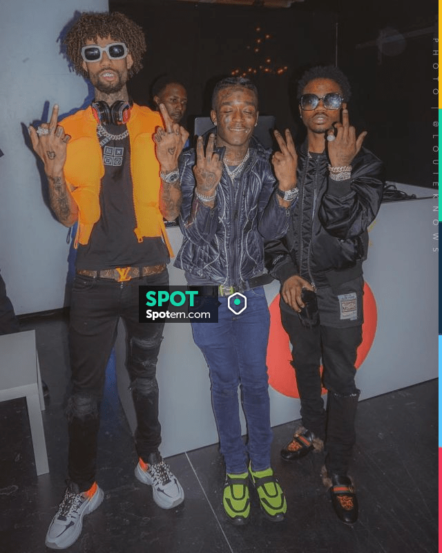 UpscaleHype - Lil Uzi Vert wears a Louis Vuitton Jacket, Belt