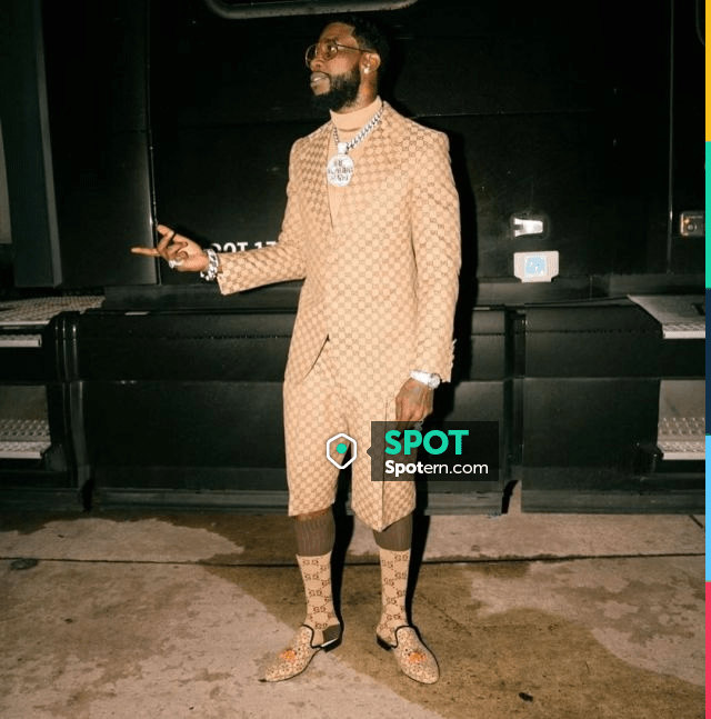 Gucci Supreme Bermuda Shorts of Gucci Mane on the Instagram account  @laflare1017