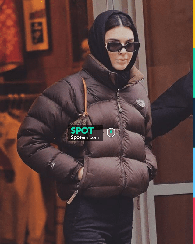 Kendall Jenner Brown Puffer Jacket- The American Jackets
