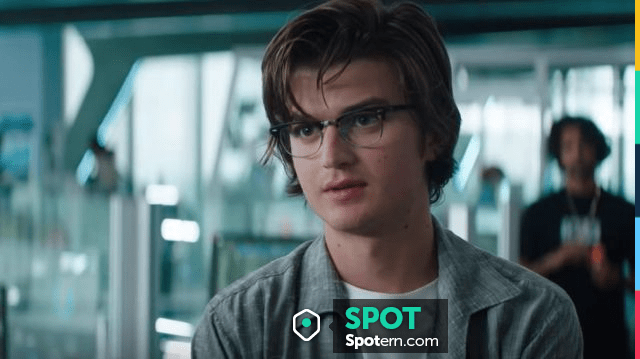 Green Zip Up Hoodie worn by Kurt Kunkle (Joe Keery) in Spree movie