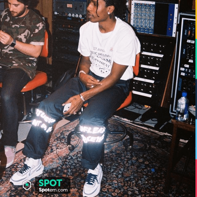 Nike LD Cardigan Summit White worn by ASAP Rocky on the account Instagram of | Spotern