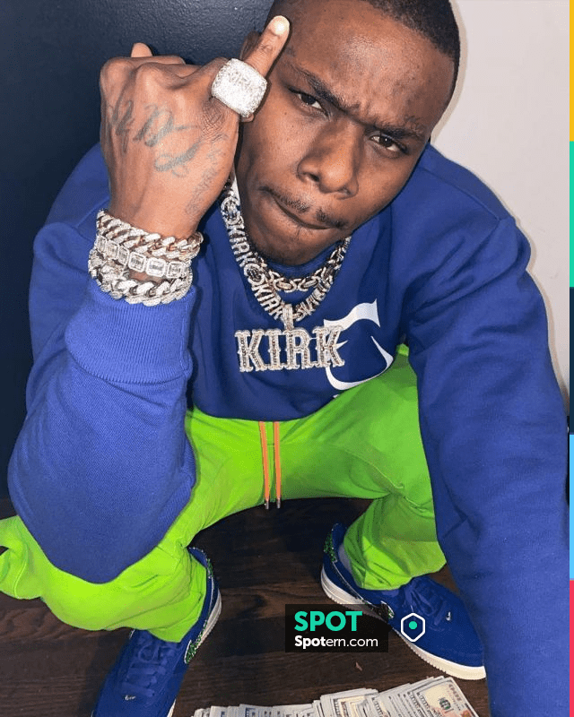 Goyard Black Savile Row Garment Bag worn by DaBaby on his