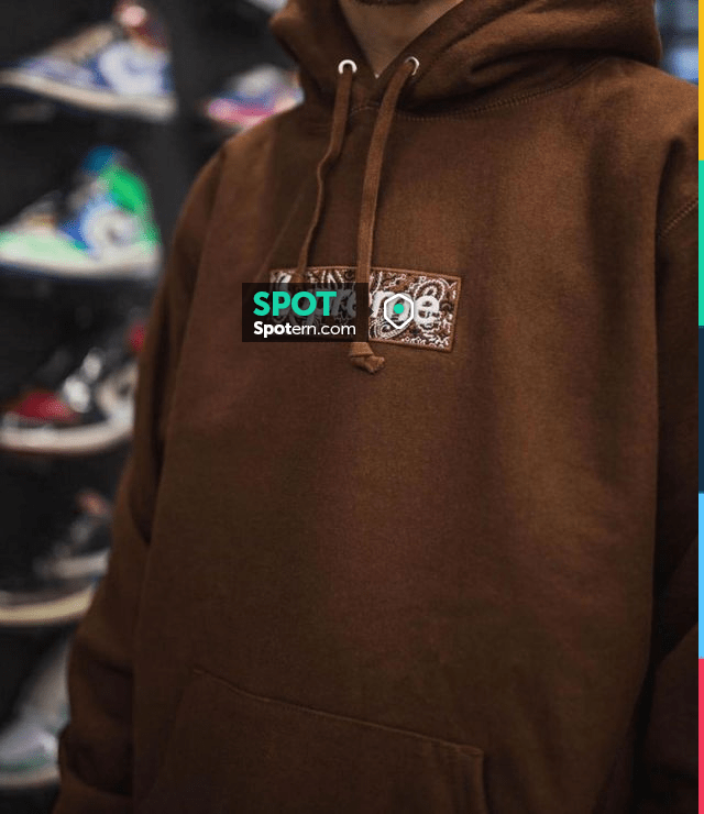 brown bandana hoodie