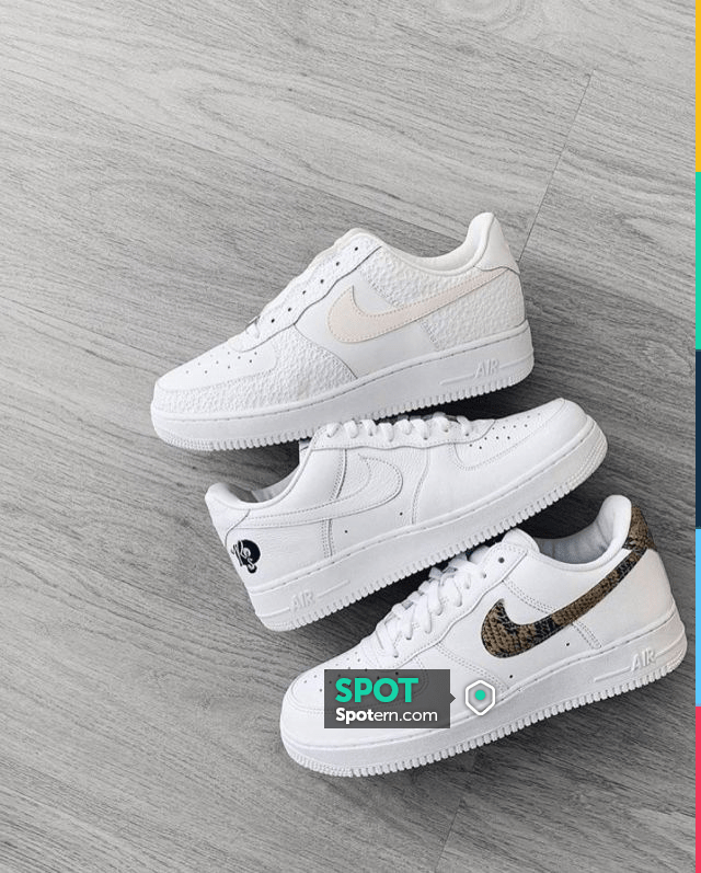 air force 1 low retro ivory snake
