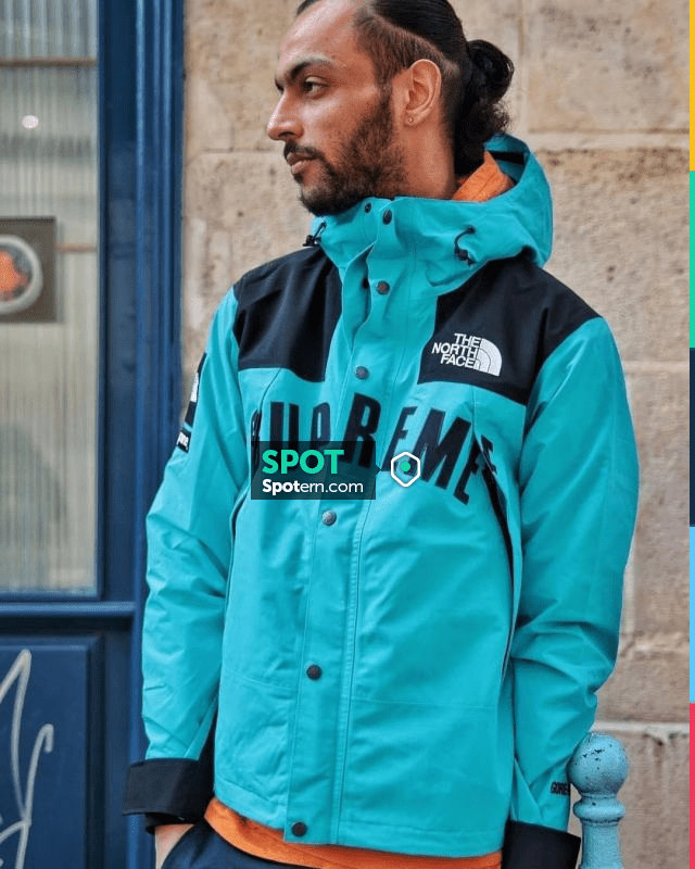 Supreme The North Face Arc Logo Mountain Parka Teal on the account