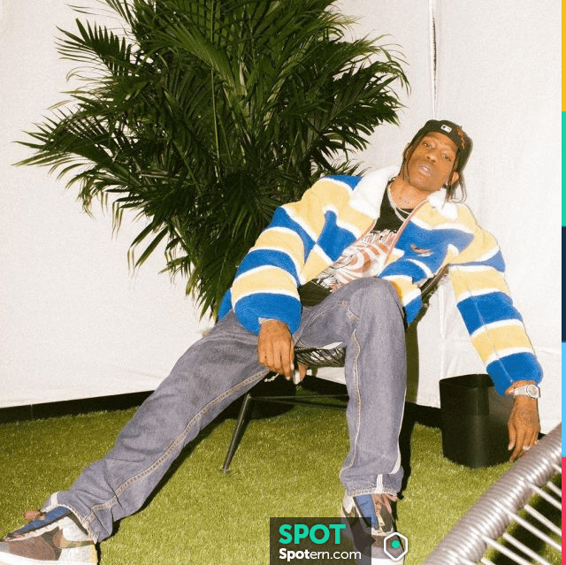 Travis scott wearing hot sale air force 1