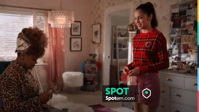 Pink Button Front Skirt worn by Nini (Olivia Rodrigo) in High School