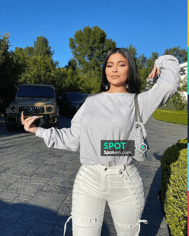 Chanel Silver Flap of Kylie Jenner on the Instagram @kyliejenner January 16, 2020 | Spotern