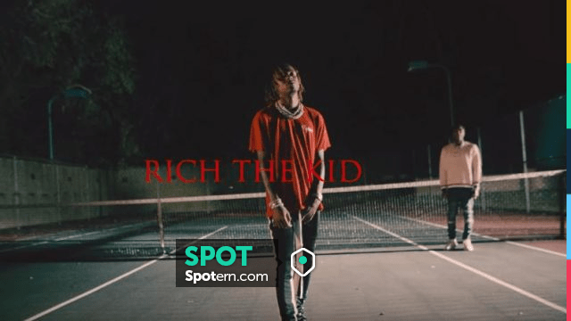 Fear Of God Double Stripe Track Pants Black/White of Rich the Kid in the  music video Rich The Kid - Money Talk (feat. YoungBoy Never Broke Again)  [Official Music Video] | Spotern