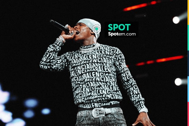 Louis vuitton Grey Petit Damier Beanie of DaBaby on the Instagram