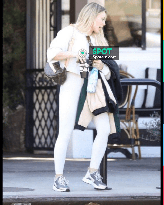 Alo yoga Muse Hoodie worn by Hilary Duff on Los Angeles February 7, 2020