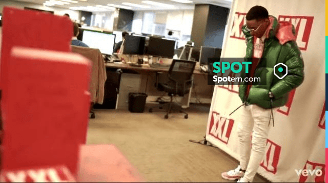 Moncler Green Parana Puffer Jack足et Of Key Glock In The Music Video