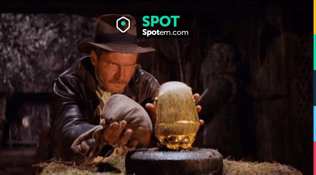 The brown hat worn by Indiana Jones (Harrison Ford) in Indiana Jones