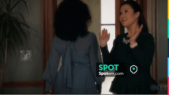 Green Pe­plum Sweater worn by Sherri Kansky (Ruthie Ann Miles) in All ...