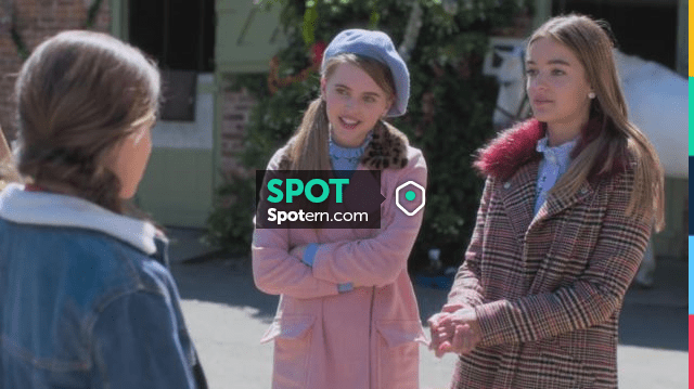 Pink Coat with Leopard Collar of Susie (Carla Woodcock) in Free Rein